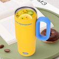 Durable Stainless Steel Tumbler with Handle and Straw 720ML Vacuum Straw Cups With Handle Insulation Or Cooling Vacuum Cup. 