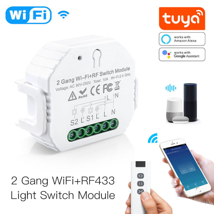 Tuya%20Mini%20Switch%202%20Channels%20Smart%20WiFi%20+%20RF433%20with%20Remote%20Control%20-%20Image%204