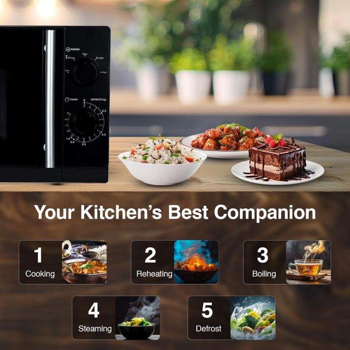 Godrej GMX 20SA2 BLM 20L Solo Microwave  with Powder Coated Cavity (Black)