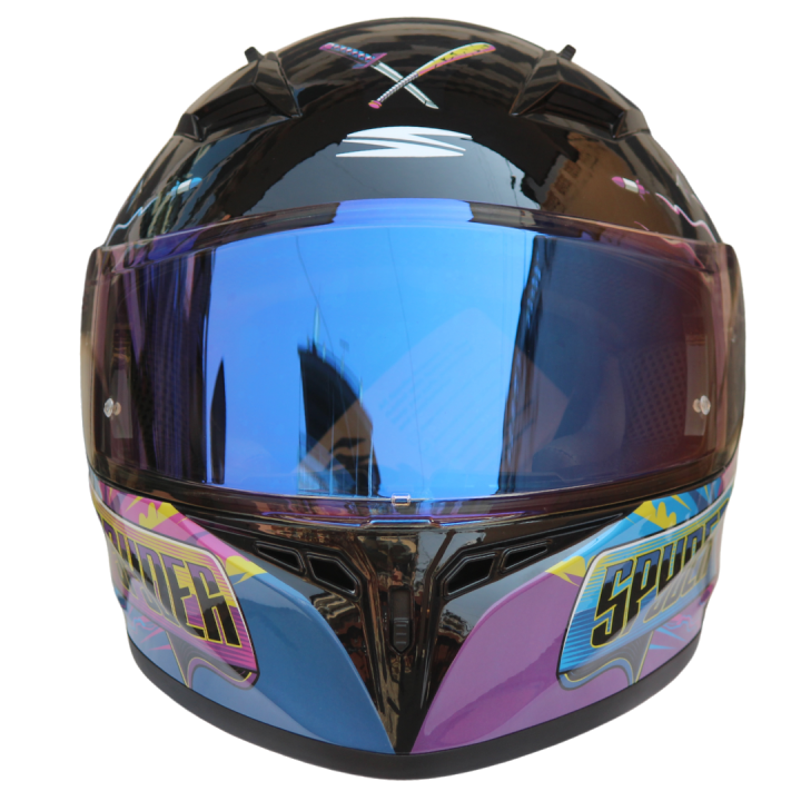 Spyder%20Phoenix+%20Ace%20G-Neo%20Series%20Harley%20Quinn%20Full%20Face%20Motorcycle%20Helmet%20-%20Image%202