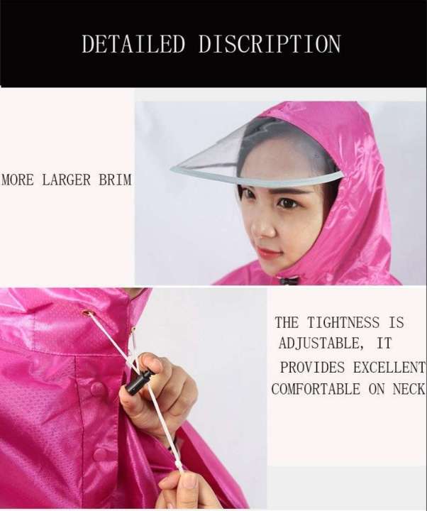 Waterproof%20Raincoat%20Adults%20Single-Person%20Poncho%20Transparent%20Hood%20-%20Image%204