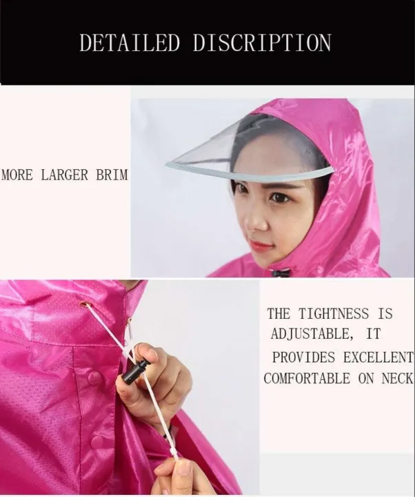 Waterproof%20Raincoat%20Adults%20Single-Person%20Poncho%20Transparent%20Hood%20-%20Image%204