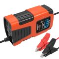 Car Battery Chargers 12V/2A 24V/2A Full Automatic Smart Battery Chargers Maintainer Portable Trickle Chargers Battery Desulfator for Car Motorcycle. 