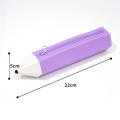 Silicone Stationery Bag Zipper Bag for School Use Homework Primary Students. 