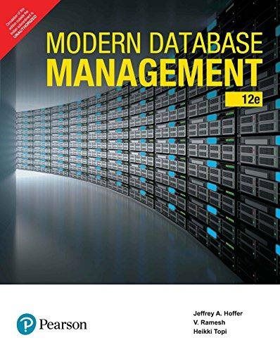 Modern Database Management (12th Editions)