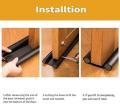 1 PCS Flexible Door Bottom Sealing Strip Guard Sealer Stopper Door Weatherstrip Guard Wind Dust Blocker. 