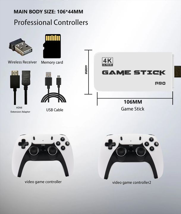 Bizzy%204K%20Pro%20Game%20Stick%2064G%2030000%20Video%20Game%20Console%202.4G%20Double%20Wireless%20Controller%204K%20Retro%20Game%20TV%20Stick%20Retro%20Classic%20Games%20-%20Image%206