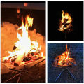 KingCamp Stainless Steel Mesh Fireplace Portable Campfire for Autumn Camping. 