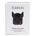 Rokinon 14mm F2.8 AF Auto Focus Lens for Canon EF Mount- Icefall Store. 