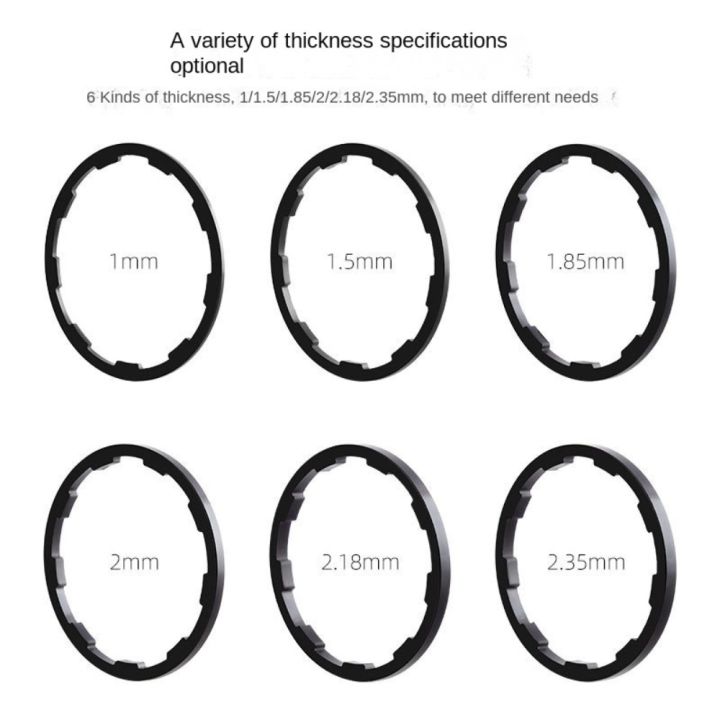 New%20TOOPRE%20Bicycle%20Hub%20Washer%201/1.5/1.85/2/2.18/2.35mm%20Aluminum%20Alloy%20MTB%20Bottom%20Bracket%20Spacers%20Road%20Bike%20Bike%20Flywheel%20Hub%20Spacers%20-%20Image%202