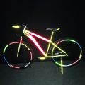 Kqueebee Reflective Tape Fluorescent Bike Bicycle Cycling Reflective Stickers Adhesive Tape Bike Stickers Bicycle Accessories Blue. 