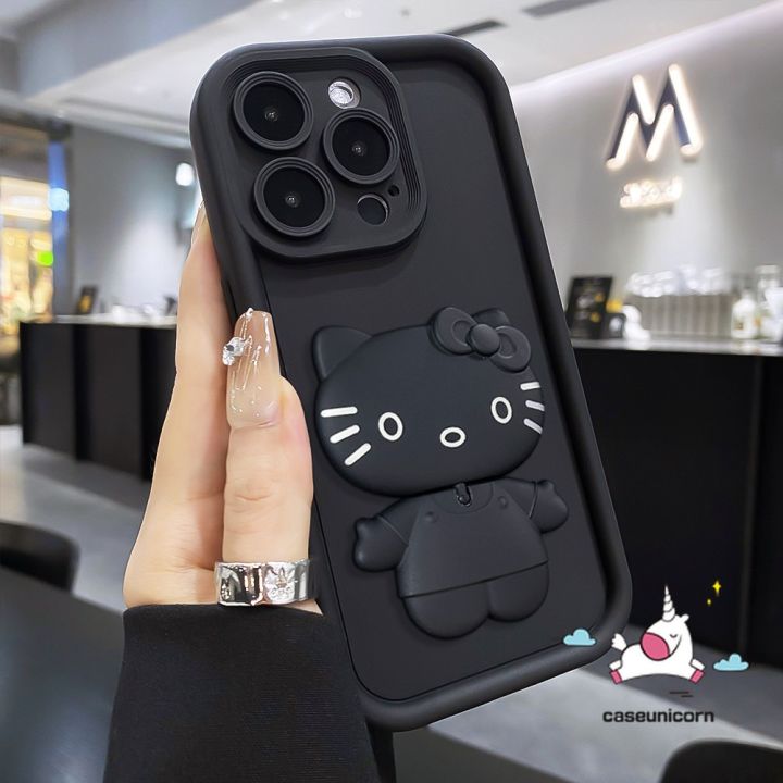 Cute%203D%20Doll%20Hello%20Kitty%20Fashion%20Flip%20Bracket%20Makeup%20Mirror%20Case%20Compatible%20for%20IPhone%2016%2011%2013%2014%2012%2015%20Pro%20Max%207Plus%206%2015%206S%208%207%20Plus%20XR%20X%20XS%20Max%20SE%202020%20Cartoon%20Cat%20Angel%20Eye%20Cover%20-%20Image%203