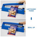 12 Inch Heavy Duty Impulse Plastic Sealer 300mm Portable Manual Plastic Bag Heat Sealing Machine - Sealers. 