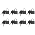 NAMUNY 8 Pack Locks Small Padlock with Key Luggage Gym Locker Lock Mini Colorful Padlock for Outdoor School Home B. 