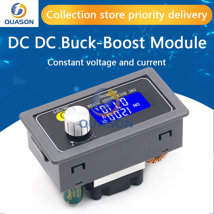 SK80 DC DC Buck Boost Converter CC CV 0.6-36V 5A Power Module Adjustable Regulated laboratory power supply variable 5V 12V 24V
