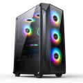 Nzxt H1 Mini-ITX Case with 450W Power Supply & 140mm RGB Cpu fan-Black. 