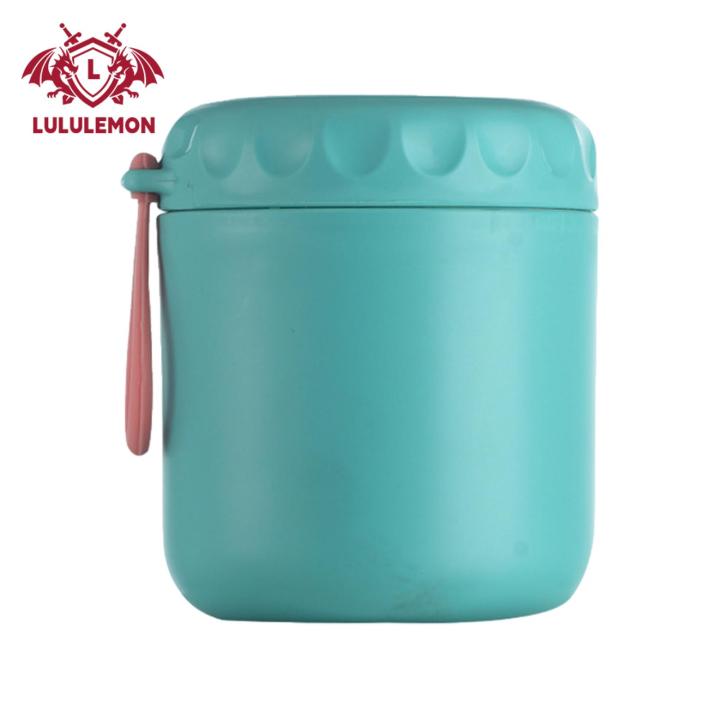 lululemon Lightweight Soup Thermal Jar Insulated Stainless Steel Food Container for Kids Leakproof Vacuum Lunch Cup with Handle for Hot Cold Food