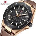 NAVIFORCE NF9200 "L" Top Luxury Brand Watch Original Quartz Leather Strap Waterproof Luminous Fashion Business Men Watch. 