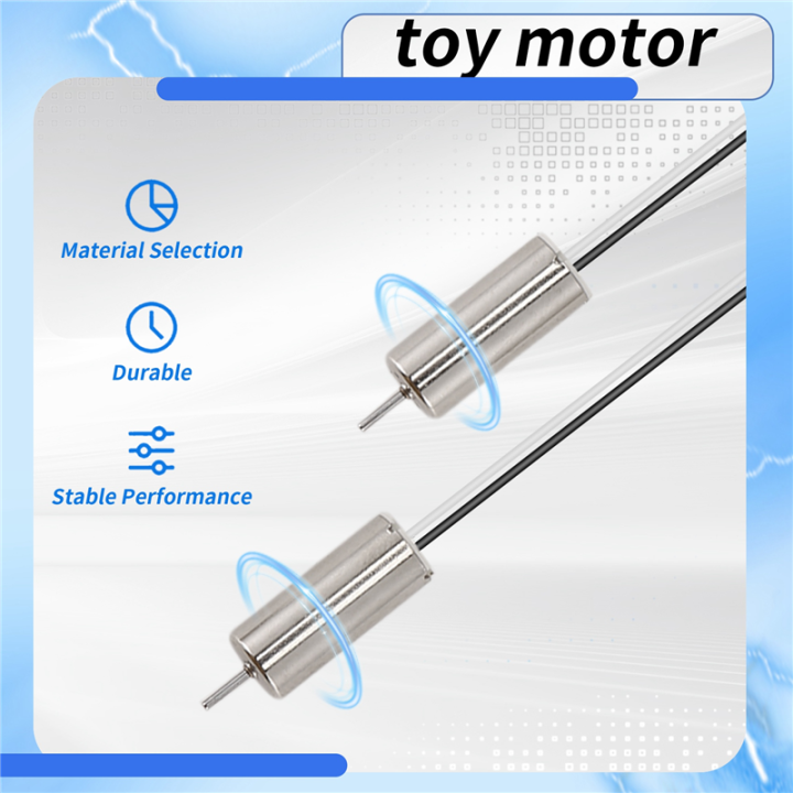 JAERBEE%202%20Pcs%20DC%203.5V%207mm%20x%2016mm%20Cylinder%20Mini%20Motor%20for%20Model%20Aircraft%20Toy%20-%20Image%204