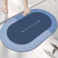 Water Absorbing Doormat Non-Slip Floor Mat For Bathroom Kitchen Bedroom Entrance With Water Proof Washable Rubber Mat. 