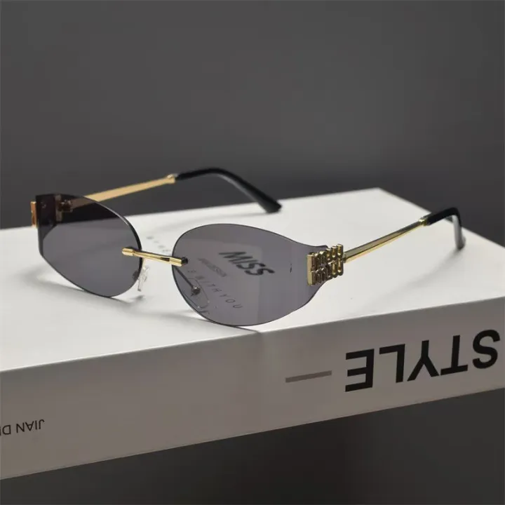 Cross-border%20New%20Frameless%20Miu%20Home%20Y2K%20Curved%20Sunglasses%20ins%20Women's%20High-End%20Style%20Hot%20Girl%20Street%20Style%20Versatile%20Sunglasses%20Wholesale%20-%20Image%202