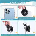 Fish Eye Phone Lens, 0.45X Phone with HD Camera Lens Macro Clip Lens Wide Angle Lens Lens for Mobile Phone Camera. 