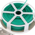 Plant Fixed Rope Garden Wire Plant Twist Tie Green Coated String With Cutter. 