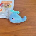 Pebbles Nepal Kawai Trendy Cute Cartoon Plush Brooch Badge Hair Pin- 1pc. 