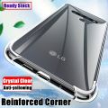 lthmy for LG Q51 Soft Gel Jelly Case Transparent Full Protective Anti-Scratch Resistant Back Cover Skin. 