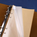 1/10Pcs A5 A6 A7 Transparent File Holder Notebook 6 Hole Loose Leaf Pouch DIY Document Bag Binder Rings PVC Storage Binding Folder. 