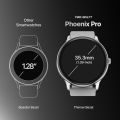 Fire-Boltt Phoenix Pro Round Smart Watch 1.39″ HD Display with Bluetooth Calling, AI Voice Assistant, SpO2 & Heart Rate Monitor, 120+ Sports Modes, IP67 Waterproof Smartwatch for Men & Women - Grey. 