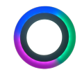 9W (6+3) LED RGB Round Conceal Panel Light - 3D Effect Lighting. 