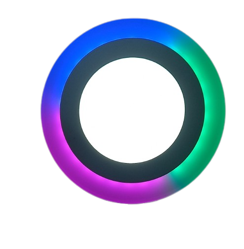 9W%20(6+3)%20LED%20RGB%20Round%20Conceal%20Panel%20Light%20-%203D%20Effect%20Lighting%20-%20Image%203
