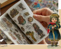 RHS Online 20 Sheets Vintage Estate Series Magazine Sticker Book Washi PVC Sticker Journal Diary DIY Crafts Retro Stickers Scrapbooking. 