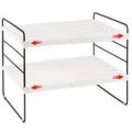 3-Step Folding Storage Rack Storage Box Wrap Holder for Plastic Box. 