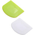 2 Pieces Dough Scraper Bowl Scraper Food-Safe Plastic Dough Cutter Flexible Plastic Scraper Practical Bench Scraper. 