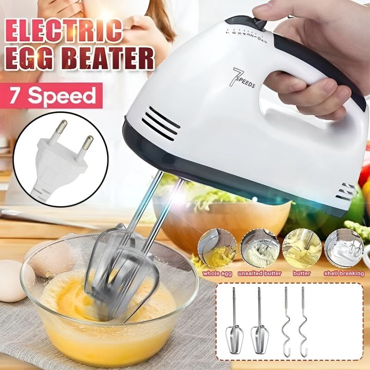 Electric Hand Mixer Mixer 7 Speeds for Baking Goods Kitchen Tool