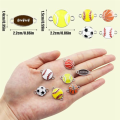 70PCS Sports Charms Enamel Football Charms Baseball Basketball Football Charms for Jewelry Making,for Bracelets Necklace Earrings DIY. 