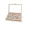 Storage Box Brooch Display Box Medal Case Jewelry Organizer Badge Box. 