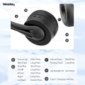 Wenefang Sutuiying Bluetooth 5.3 Headphone With Mic Noise Reduction Hands-Free Call High High Quality Quality HiFi Lossless Wireless Headset For Call Center Office PC Laptop. 