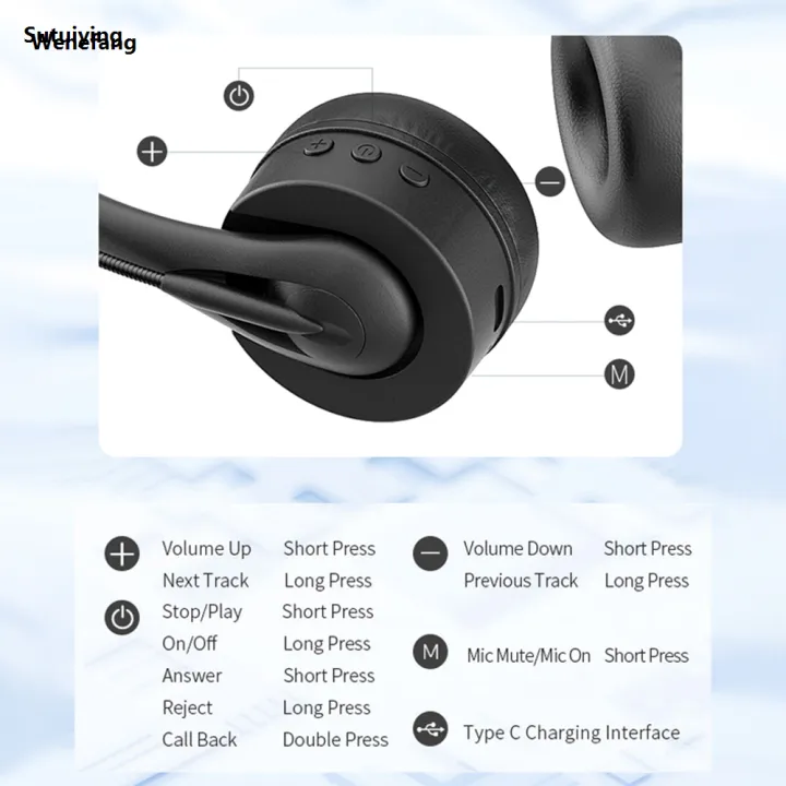 Wenefang%20Sutuiying%20Bluetooth%205.3%20Headphone%20With%20Mic%20Noise%20Reduction%20Hands-Free%20Call%20High%20High%20Quality%20Quality%20HiFi%20Lossless%20Wireless%20Headset%20For%20Call%20Center%20Office%20PC%20Laptop%20-%20Image%206