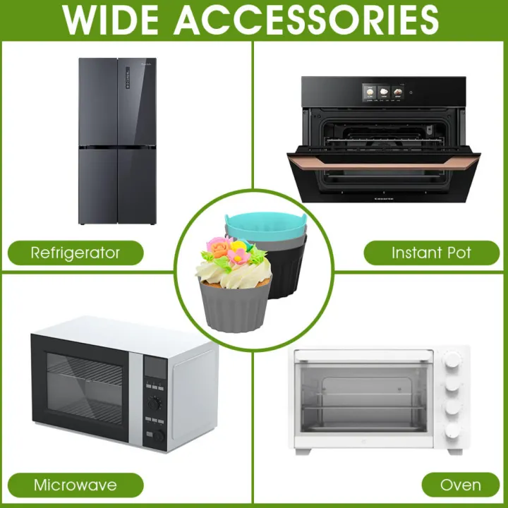 Silica%20%20Air%20fryer%20baking%20cup%20Convenient%206.5*5CM%20Silicone%20baking%20pan%20Muffin%20cup%20baking%20cake%20mold%20for%20Home%20Kitchen%20Bakery%20Cooking%20enthusiasts%20Healthy%20cooking%20-%20Image%207
