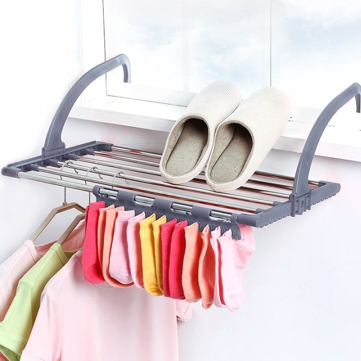 Multifunctional%20Balcony%20Folding%20Clothes%20Hanger%20Hanging%20Type%20Air-drying%20Rack%20and%20Window%20Airing%20Frame%20-%20Image%204