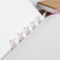 fasdaga 200Pcs Rose Gold Push Pins ThumbTacks Transparent Plastic Round Map Tacks. 