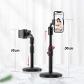Universal Mobile Stand for Table with Adjustable Height  360 Degree Rotation Mobile Holder for Table All Smartphones (Black). 