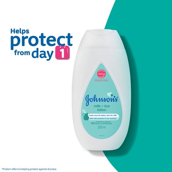 Johnson's Baby Milk and Rice Baby Lotion - 200ml