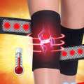 2Pcs Tourmaline Self Heating Kneepad Magnetic Therapy Knee Support Tourmaline Heating Belt Knee Massager Foot Care Tool. 