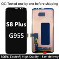 2025>2025 Super A+ OLED LCD Replacement For SAMSUNG Galaxy S8 SM-G950, SM-G950F NEW S8 Plus S8+ Touch Screen SM-G955, SM-G955F, Display. 