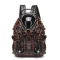 Creative Design Y2K 3D Xenomorph Shaped Backpack PVC Novelty Punk Cool Handbag Unique Alien Purse Women Men. 