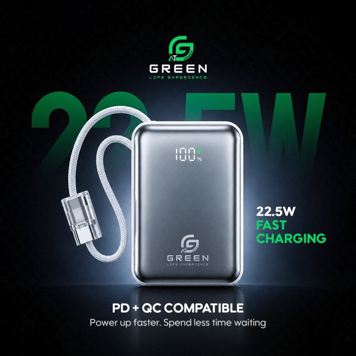 Green%20Turbo%20Tiny%2010000mAh%20Mini%20Power%20Bank%20%7C%2022.5W%20Fast%20Charging%20%7C%20PD%20&%20QC%20Compatible%20%7C%20USB-C%20Input%20&%20Output%20%7C%20Compact%20Pocket%20Size%20%7C%202%20Charging%20Cables%20Included%20%7C%20Compact%20Size%20%7C%206%20Months%20Brand%20Warranty%20-%20Image%204